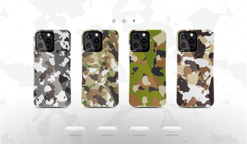 More TR Apple iPhone 13 Kılıf Kajsa Camo Kapak