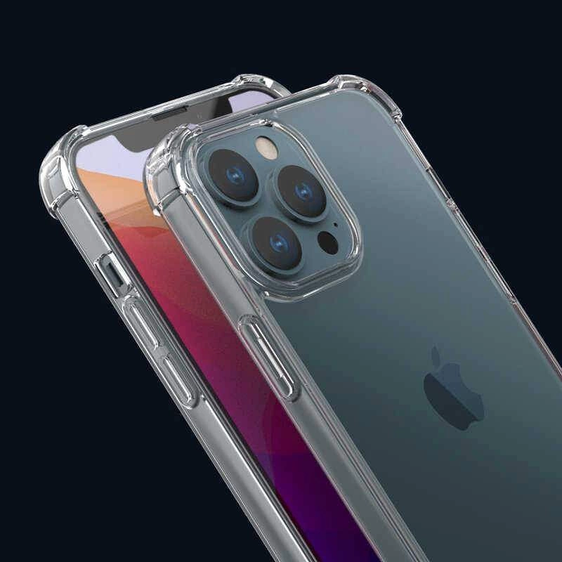 More TR Apple iPhone 13 Pro Kılıf Zore Kamera Korumalı Nitro Anti Shock Silikon