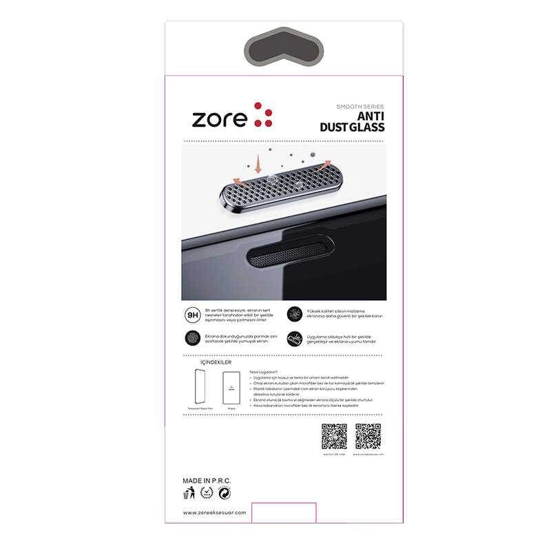 More TR Apple iPhone 13 Pro Zore Anti-Dust Temperli Ekran Koruyucu