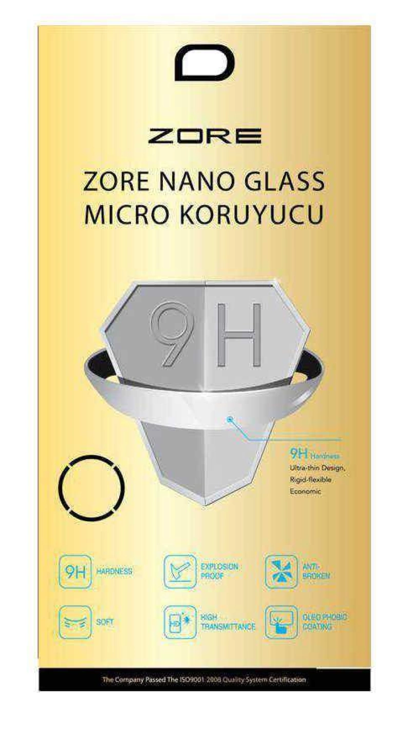 Apple iPhone 5 Zore Nano Micro Temperli Ekran Koruyucu