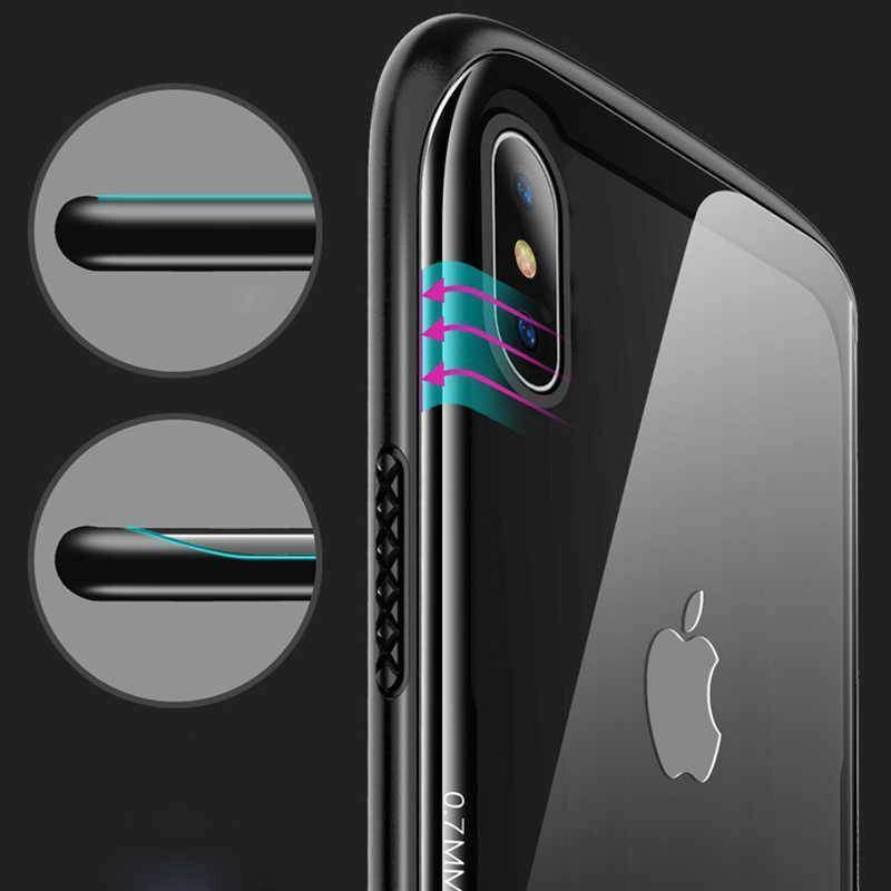 Apple iPhone X Kılıf Zore Eğimli Craft Cam Kapak