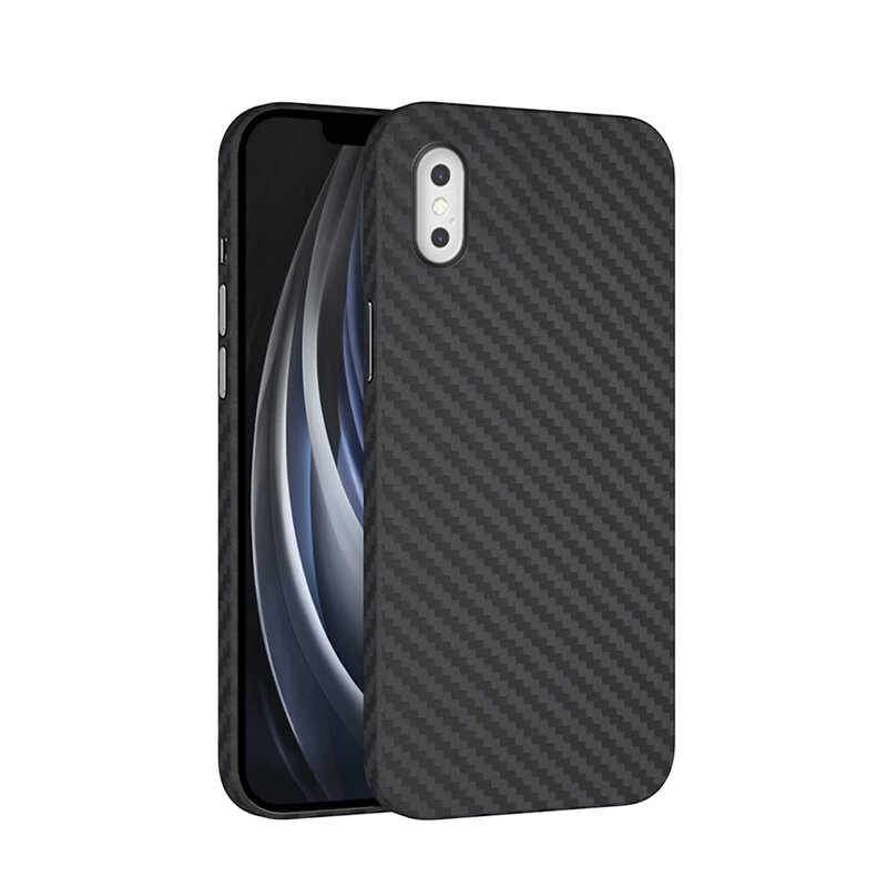 More TR Apple iPhone X Kılıf ​​​​​Wiwu Skin Carbon PP Kapak