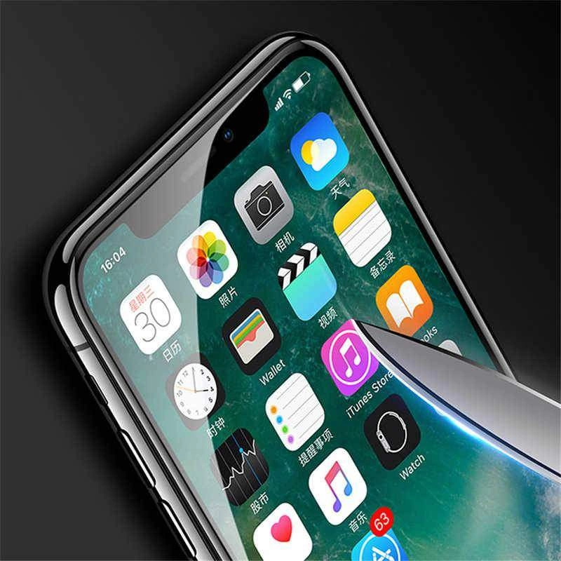 Apple iPhone X Zore 3D Latte Cam Ekran Koruyucu