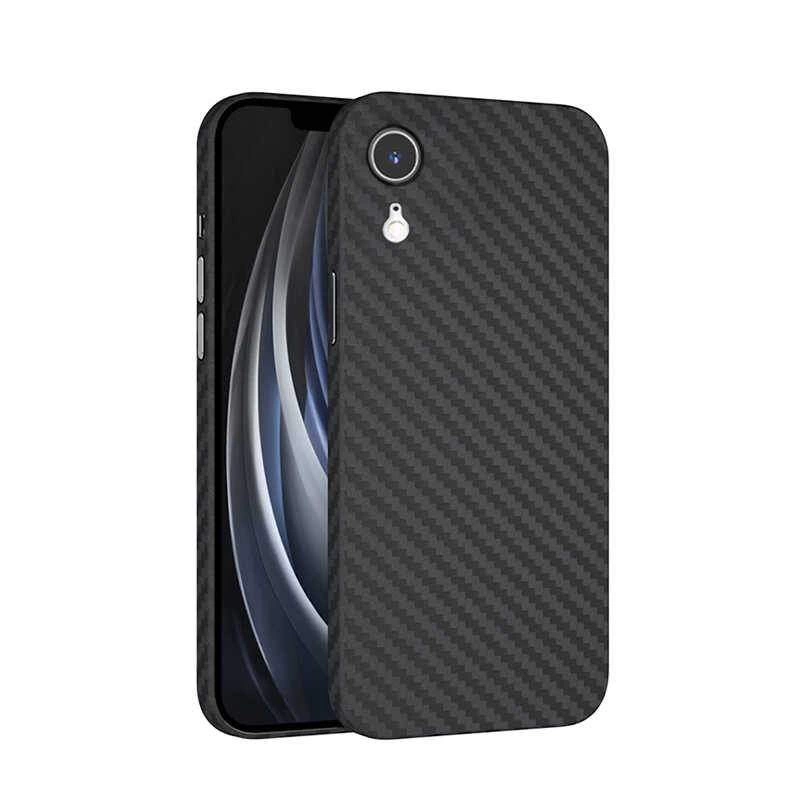 More TR Apple iPhone XR 6.1 Kılıf ​​​​​Wiwu Skin Carbon PP Kapak