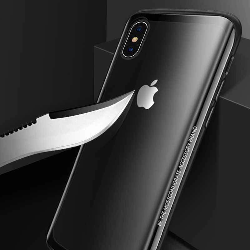 Apple iPhone XS Max 6.5 Kılıf Zore Eğimli Craft Cam Kapak