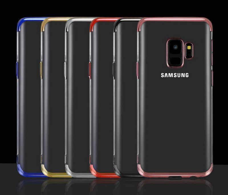 Galaxy A6 2018 Kılıf Zore Dört Köşeli Lazer Silikon Kapak