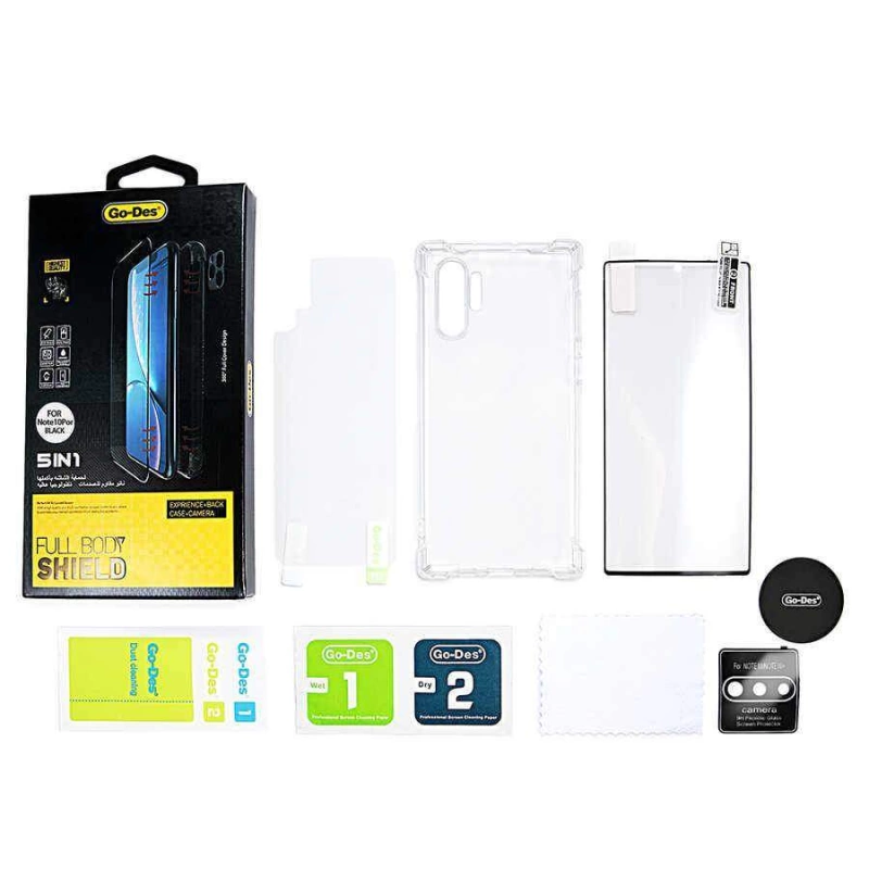 More TR Galaxy Note 10 Plus Go Des 5 in 1 Full Body Shield