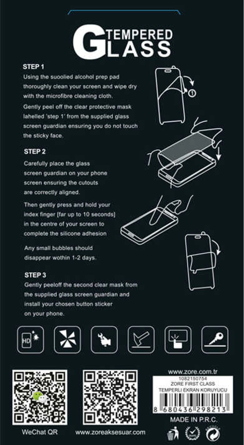 Galaxy Note 2 Zore Temperli Cam Ekran Koruyucu