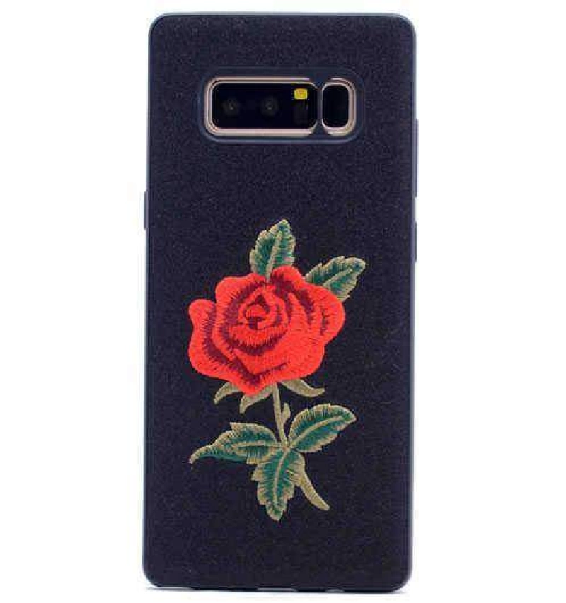 Galaxy Note 8 Kılıf Zore Rose Kapak