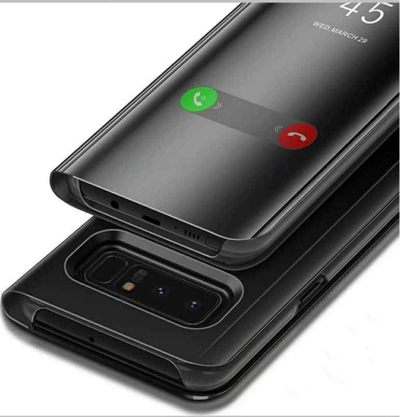 Galaxy S8 Kılıf Zore Clear View Flip Cover