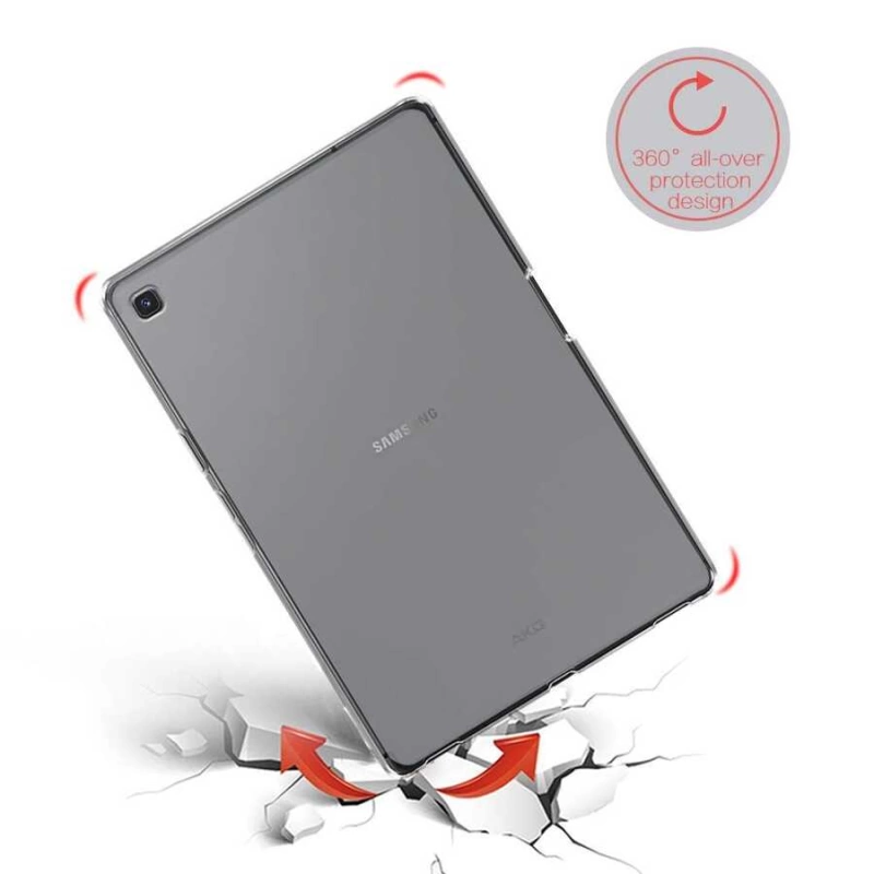 More TR Galaxy T720 Tab S5E Kılıf Zore Tablet Süper Silikon Kapak