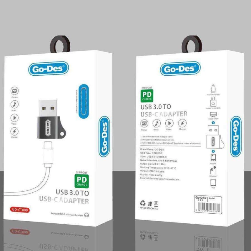 More TR Go Des GD-CT028 Type-C To Usb Çevirici