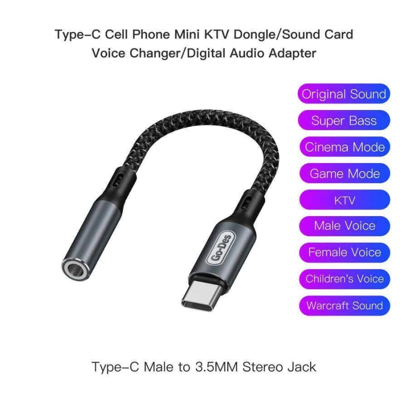 More TR Go Des GD-UC088 Type-C To 3.5mm Çevirici