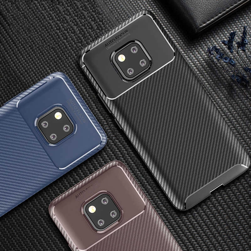 Huawei Mate 20 Pro Kılıf Zore Negro Silikon Kapak