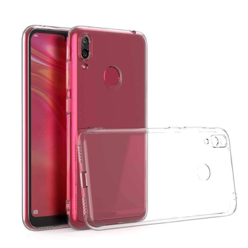 More TR Huawei Y7 Prime 2019 Kılıf Zore Kamera Korumalı Süper Silikon Kapak