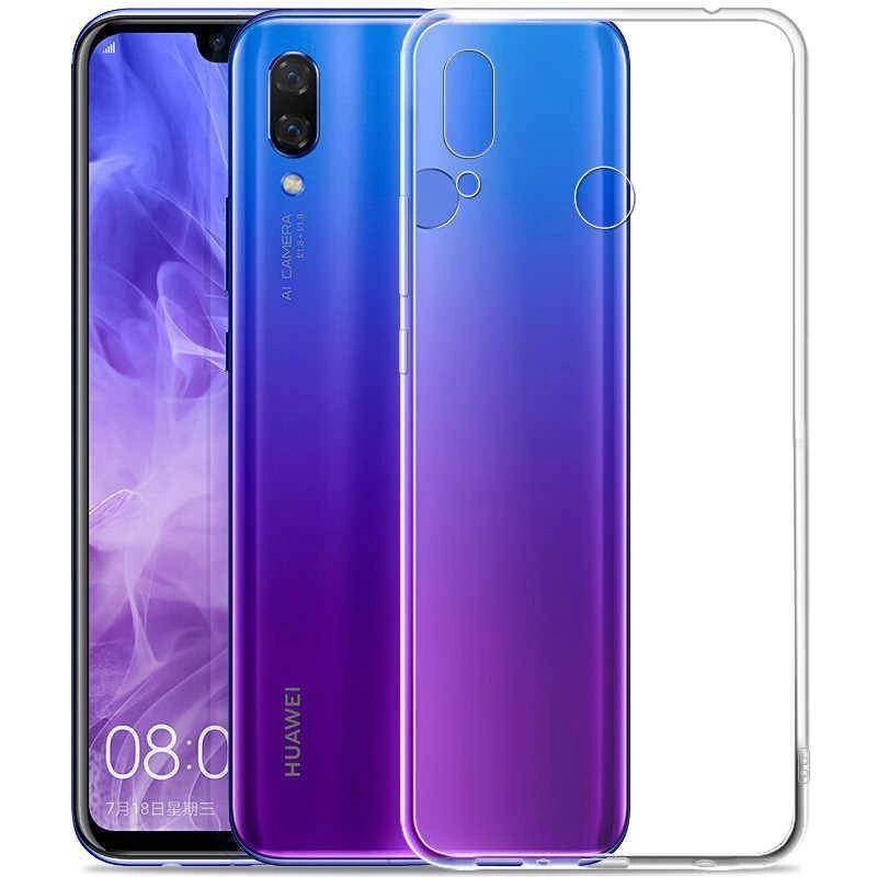 Huawei Y9 2019 Kılıf Zore Ultra İnce Silikon Kapak 0.2 mm