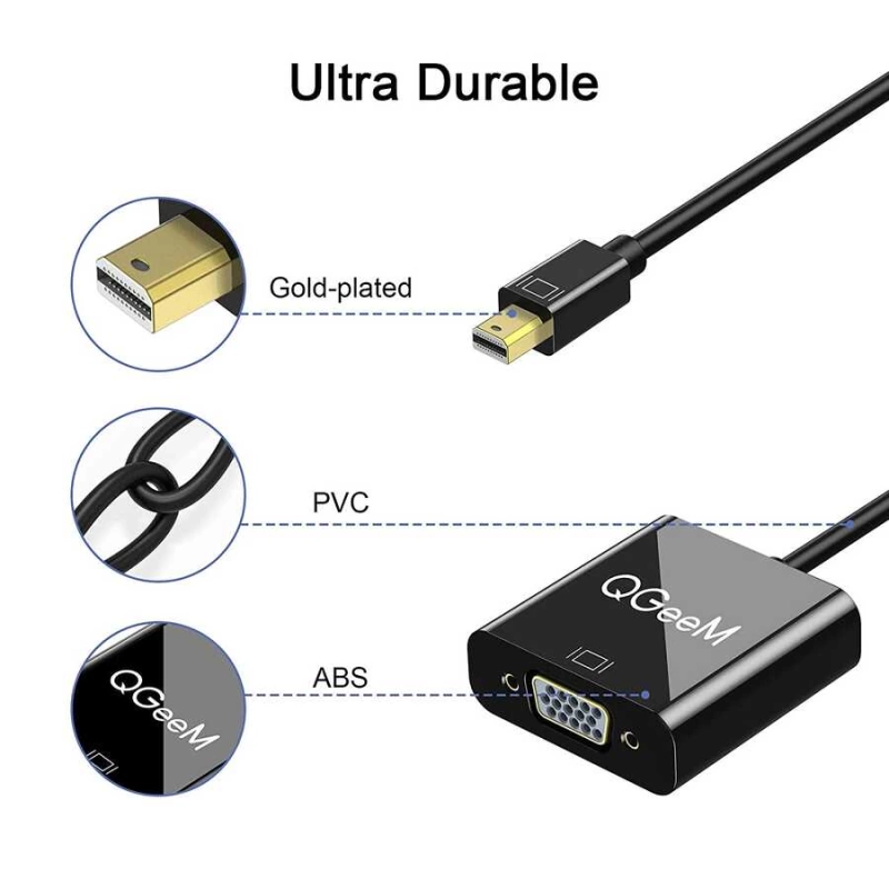 More TR Qgeem QG-HD17 Mini Display Port To VGA Dönüştürücü