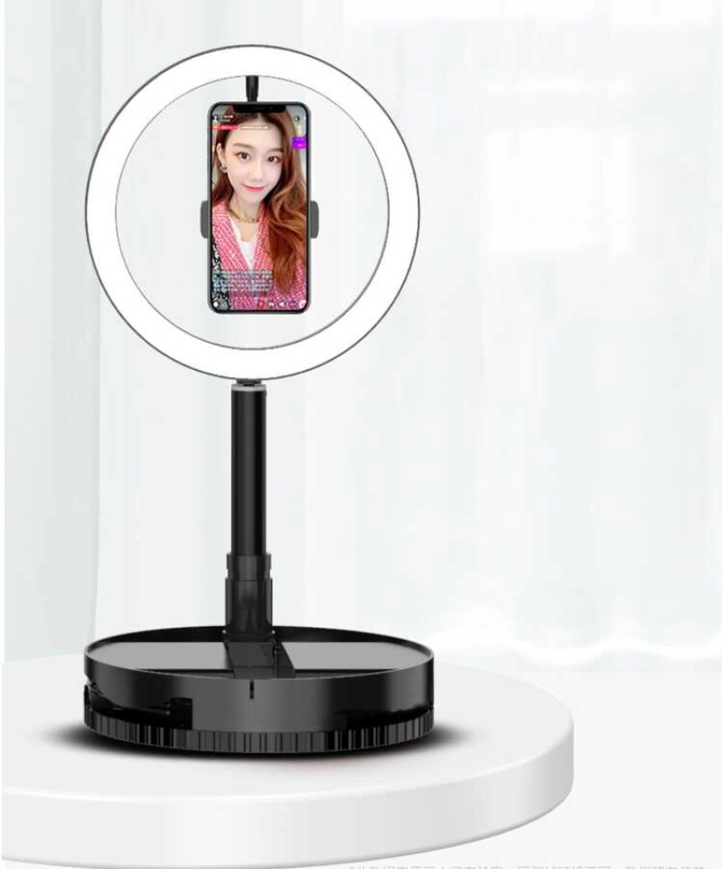 More TR Zore 26 Cm Foldable Işıklı Telefon Tutucu Ring Light