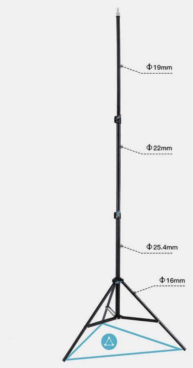 More TR Jmary MT-75 Tripod 3 Kademeli Yükseklik Ayarlı Katlanabilir Kompakt Tasarım 210 cm