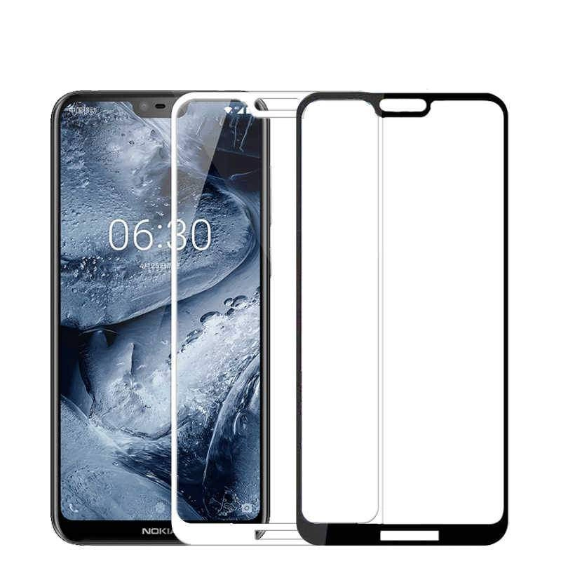 Nokia X6 Zore Kenarları Kırılmaya Dayanıklı Cam Ekran Koruyucu