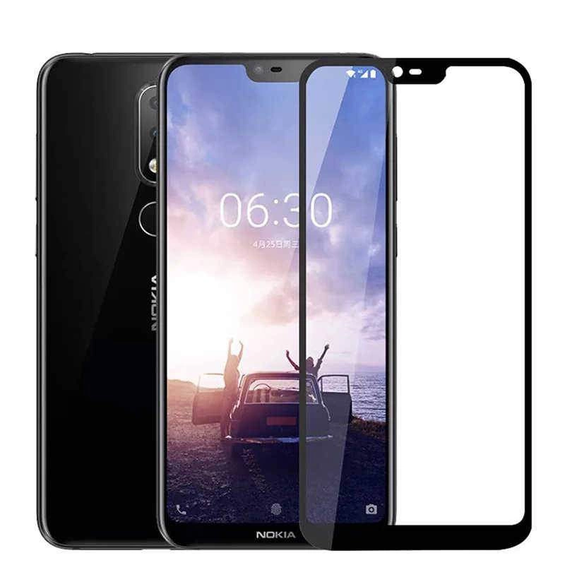 Nokia X6 Zore Kenarları Kırılmaya Dayanıklı Cam Ekran Koruyucu