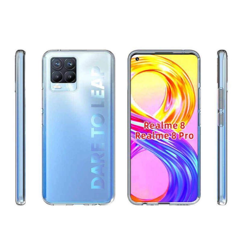 More TR Realme 8 Pro Kılıf Zore Süper Silikon Kapak