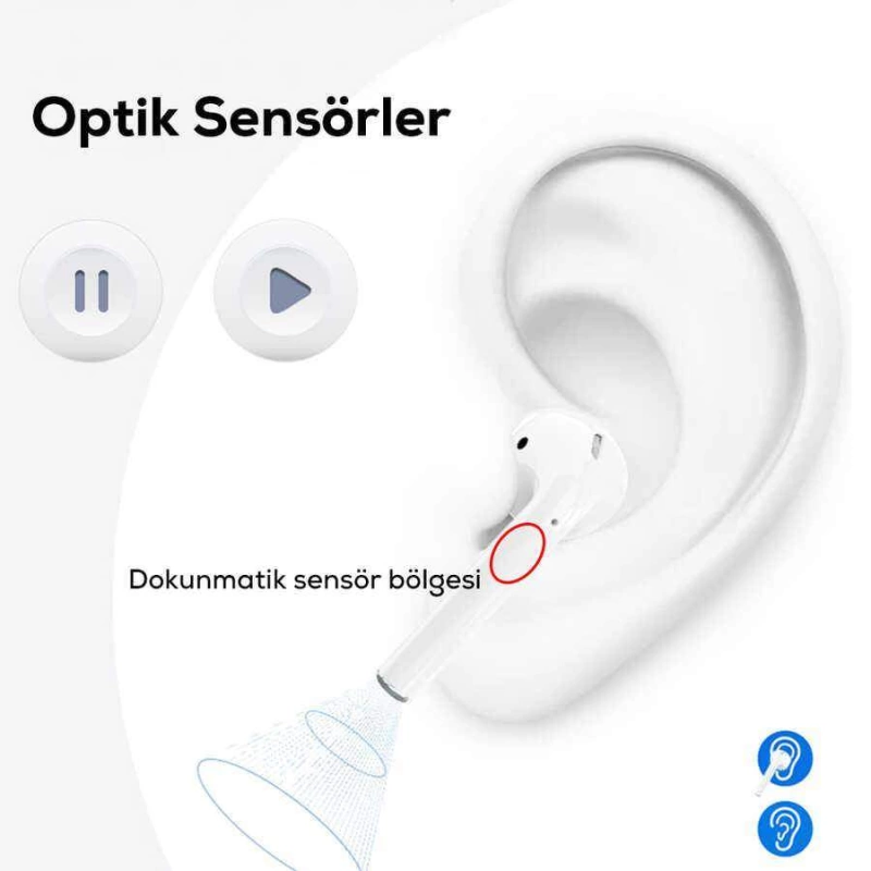 More TR Wiwu Airbuds X Pro Light Sensor Bluetooth Kulaklık