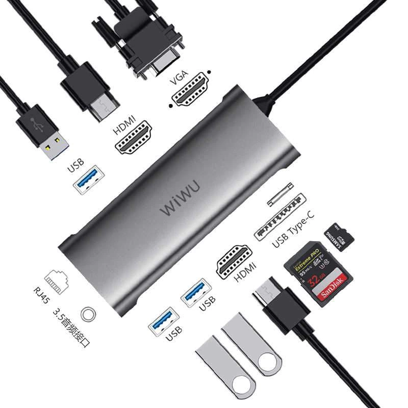 More TR Wiwu Alpha 11312H 11 in 1 Type-C Hub