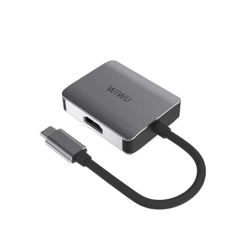 More TR Wiwu Alpha A20VH 2 in 1 Type-C Hub