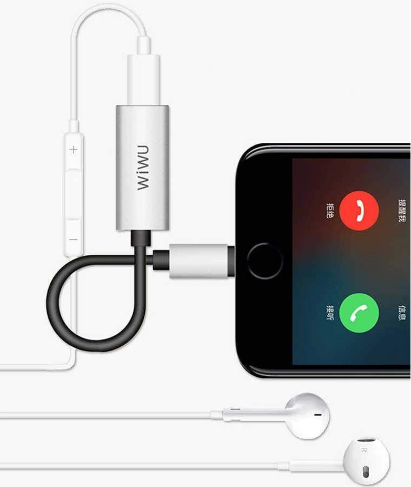 More TR Wiwu LT02 Plus Lightning Ses Adaptörü