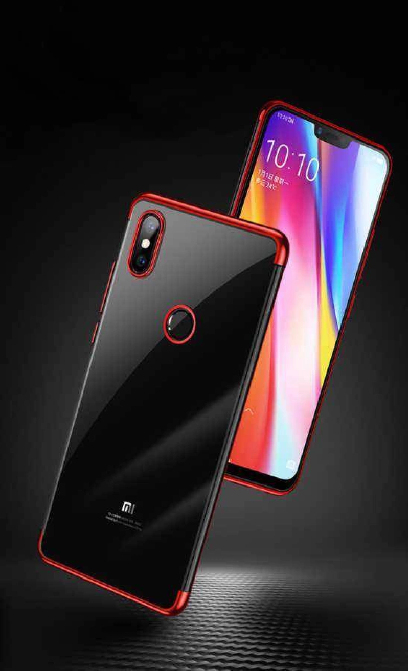 Xiaomi Mi 8 SE Kılıf Zore Dört Köşeli Lazer Silikon Kapak