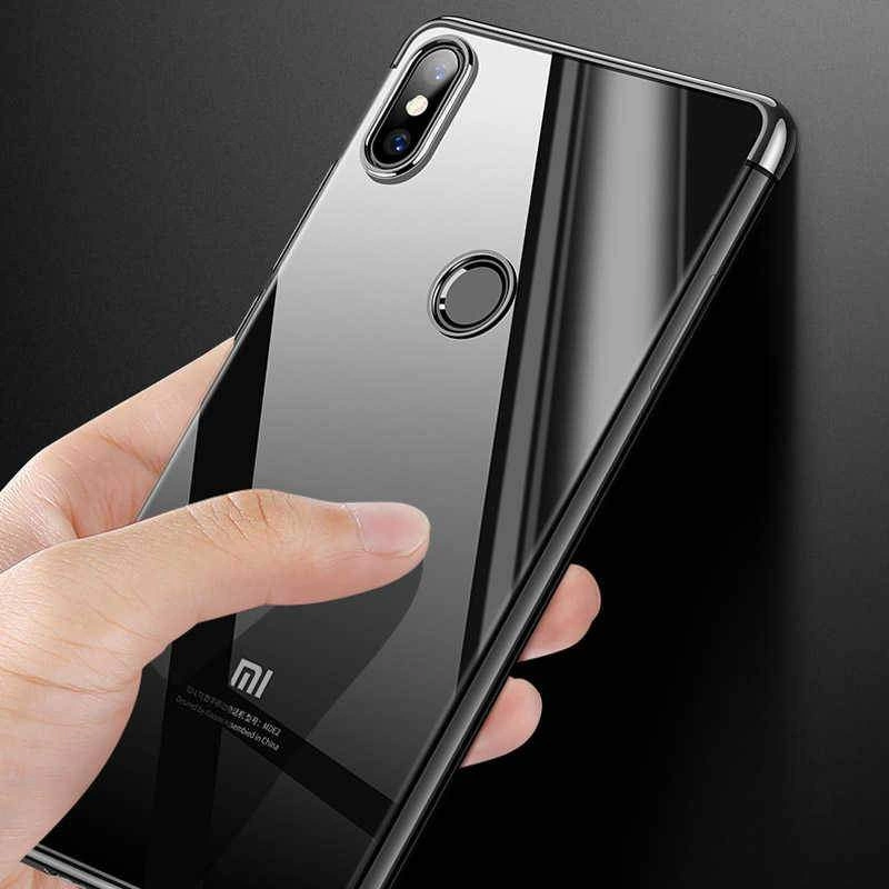 Xiaomi Mi 8 SE Kılıf Zore Dört Köşeli Lazer Silikon Kapak