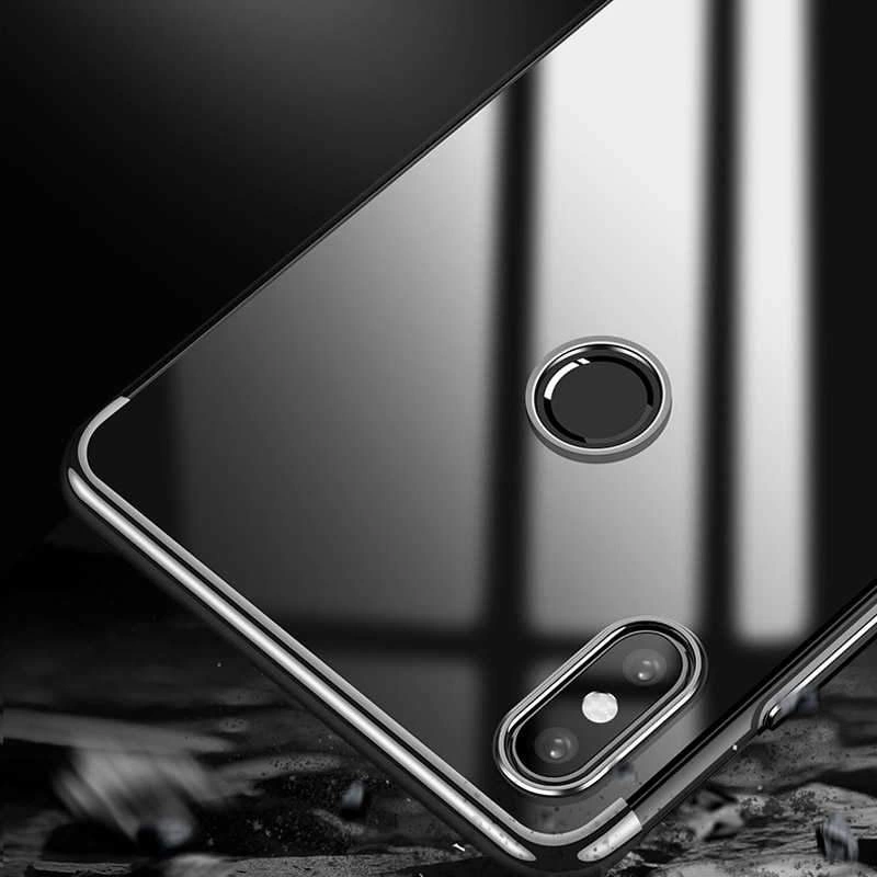 More TR Xiaomi Mi 8 SE Kılıf Zore Dört Köşeli Lazer Silikon Kapak