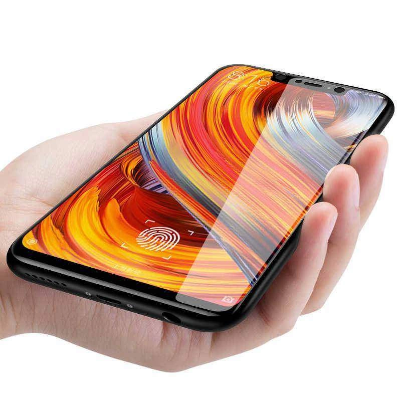 Xiaomi Mi 8 SE Zore Kenarları Kırılmaya Dayanıklı Cam Ekran Koruyucu