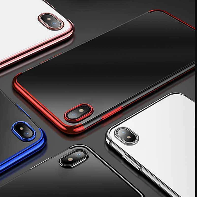 Xiaomi Redmi 7A Kılıf Zore Dört Köşeli Lazer Silikon Kapak