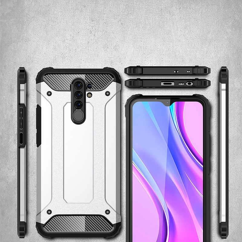 More TR Xiaomi Redmi 9 Kılıf Zore Crash Silikon Kapak