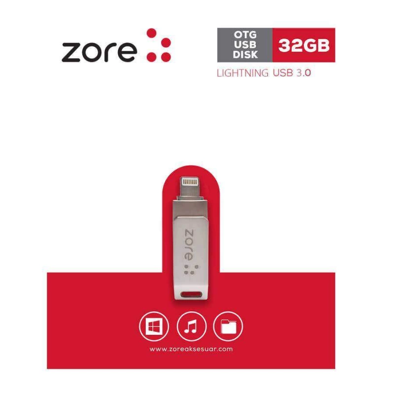 More TR Zore 3.0 Lightning Metal OTG 32 GB