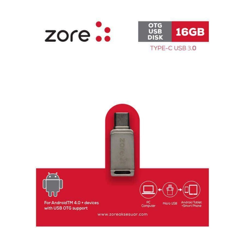 More TR Zore 3.0 Type-C Metal OTG 16 GB