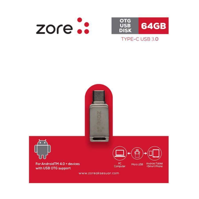 More TR Zore 3.0 Type-C Metal OTG 64 GB