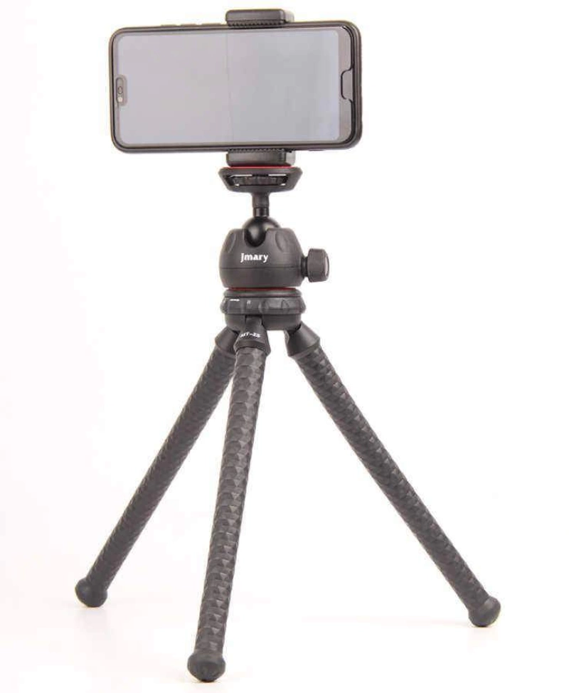 Jmary MT-25 Tripod Flexible Ahtapot Ayak Tasarımlı Tripod Telefon Sabitleyici 30 cm