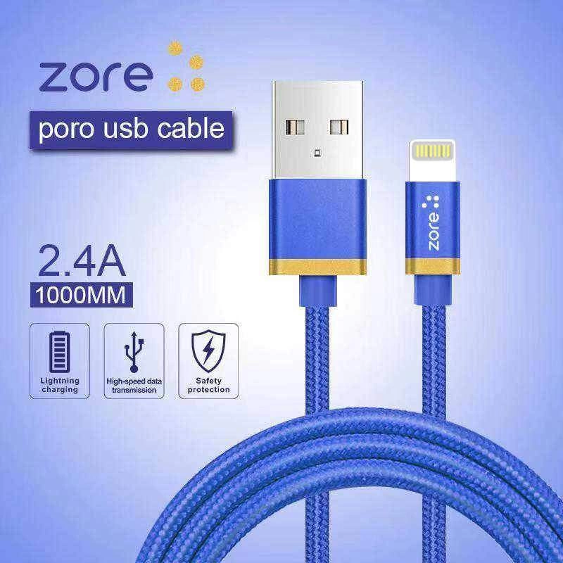 Zore Poro Lightning Usb Kablo 1M