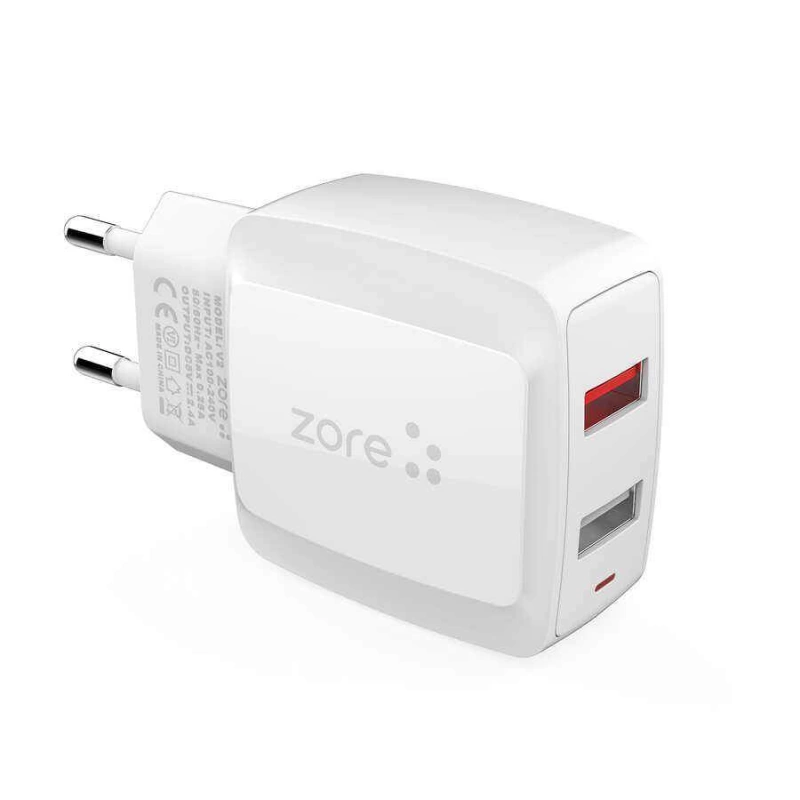 More TR Zore Vest Serisi V2 Micro 2 in 1 Şarj Seti