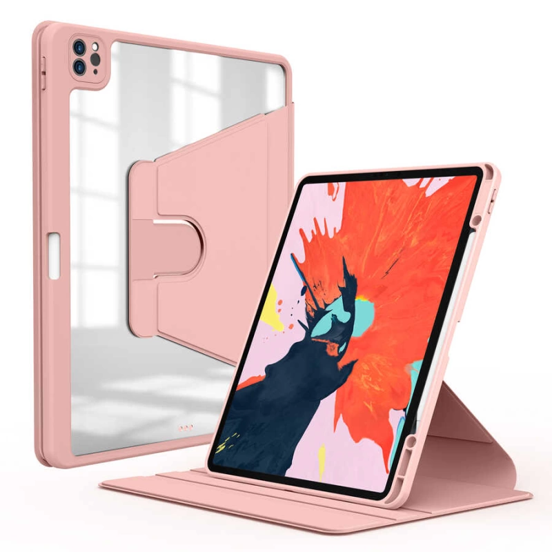 More TR Apple iPad Pro 11 2022 M2 Kılıf Zore Nayn Dönebilen Standlı Kılıf