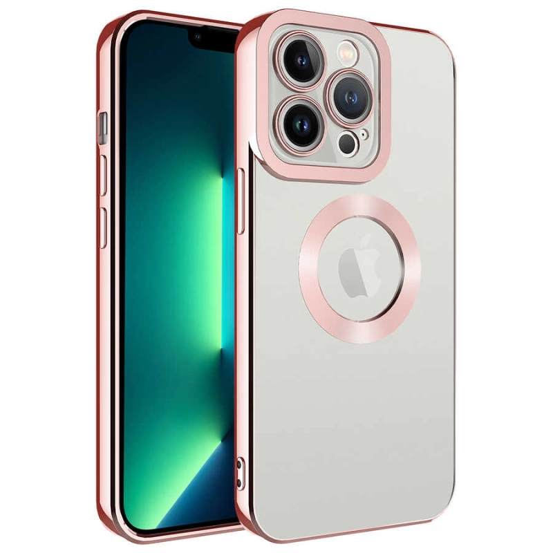 More TR Apple iPhone 11 Pro Kılıf Kamera Korumalı Logo Gösteren Zore Omega Kapak