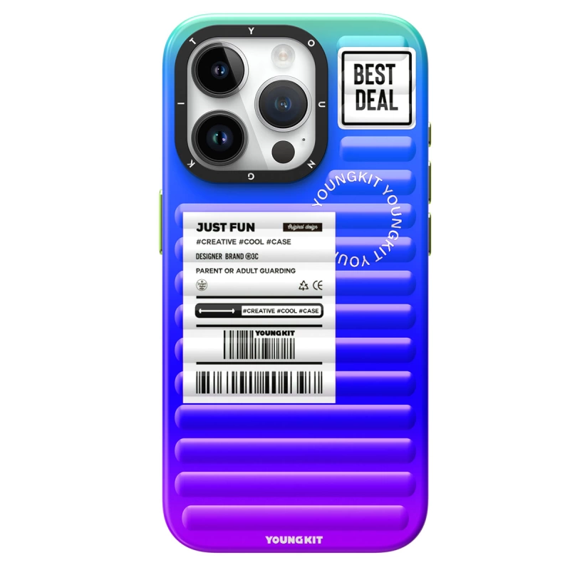 More TR Apple iPhone 15 Pro Max Kılıf YoungKit The Secret Color Serisi Kapak