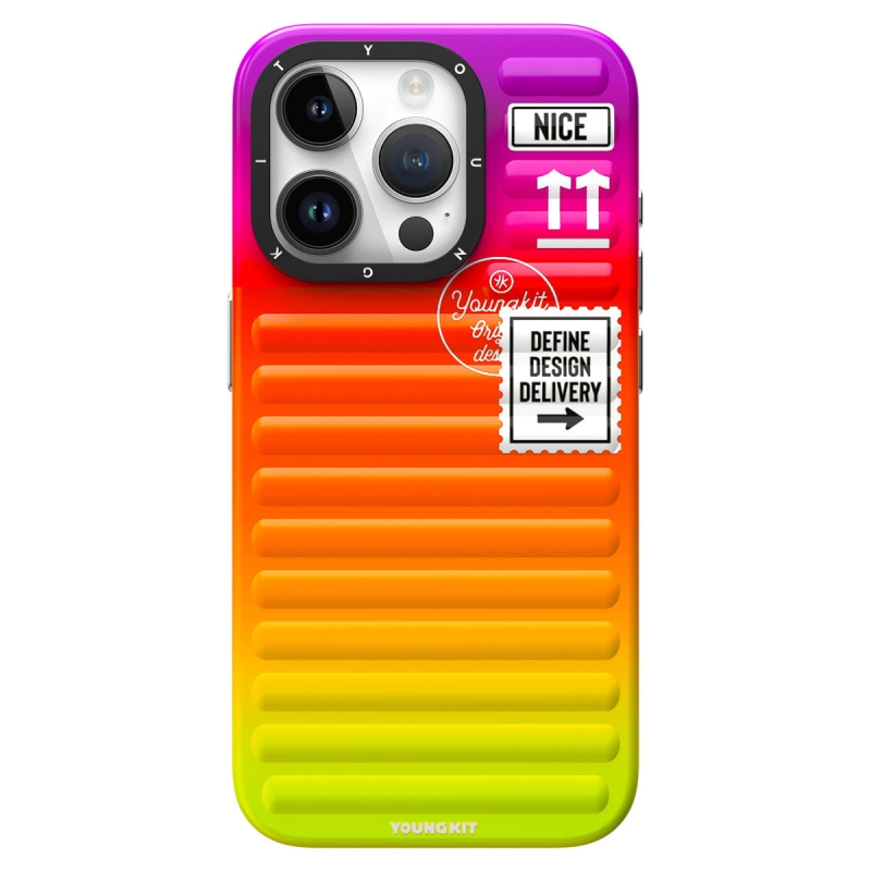 More TR Apple iPhone 15 Pro Max Kılıf YoungKit The Secret Color Serisi Kapak