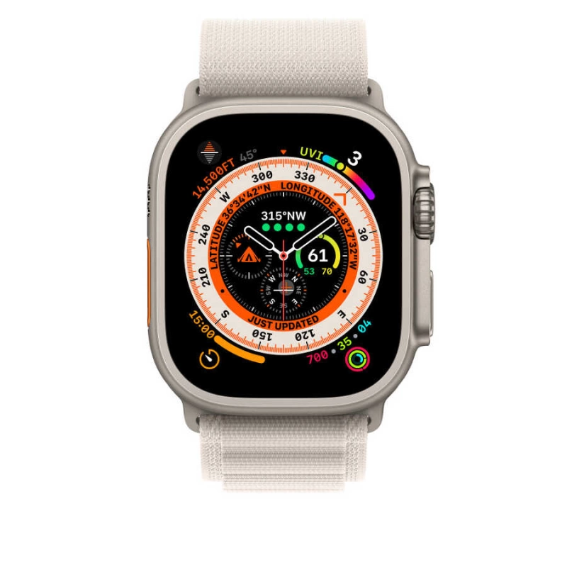 More TR Apple Watch 38mm Kordon Wiwu WU-01 Hasır Örgü Strap Kayış