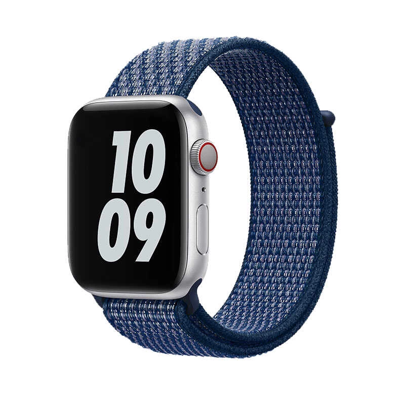 More TR Apple Watch Ultra 49mm Kordon Wiwu Sport Loop Hasır Strap Kayış