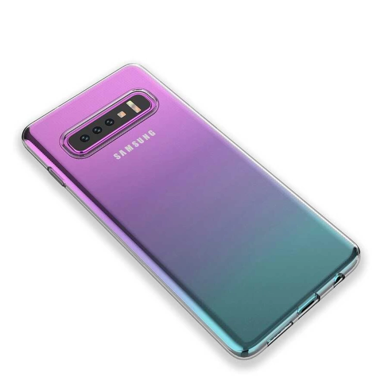 More TR Galaxy S10 Plus Kılıf Zore Kamera Korumalı Süper Silikon Kapak