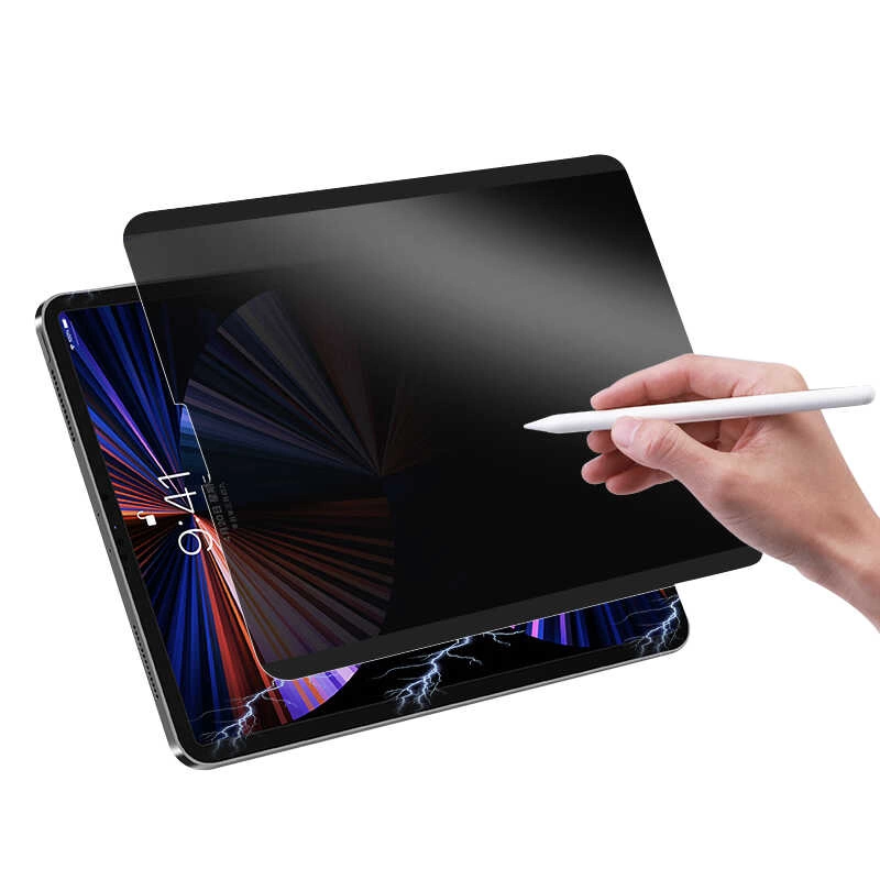 More TR Apple iPad Pro 11 2021 (3.Nesil) ​Wiwu iPrivacy Magnetik Paper Like Hayalet Ekran Koruyucu